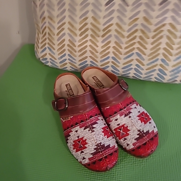 Pikolinos Knit Slip-On Clogs Arch Support Denia Arcilla US 8 - Picture 2 of 7